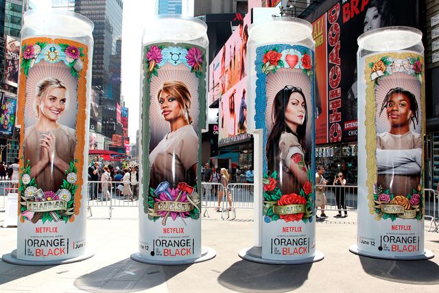Orange is The New Black Times Square photo-booths