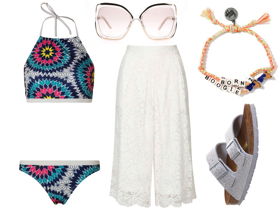 What to wear to a pool party: disco queen