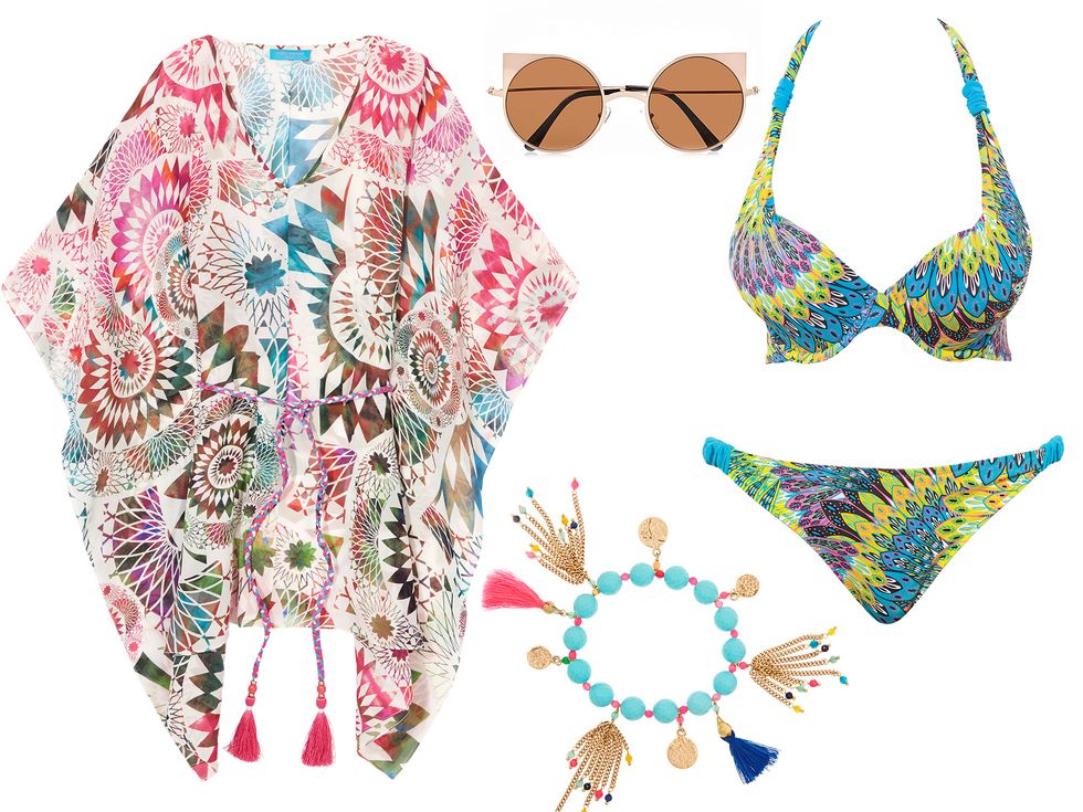 What to wear to a pool party: boho vibes
