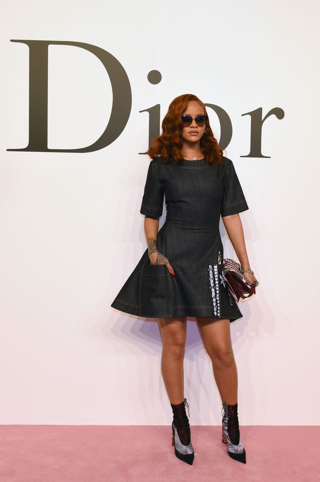 Rihanna at the Dior Tokyo show