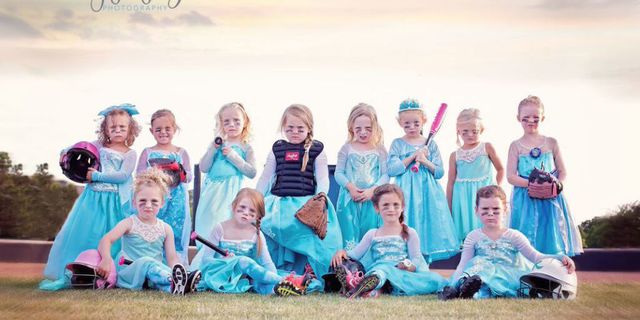 This Frozen-themed girls softball team has taken the internet by (snow)storm