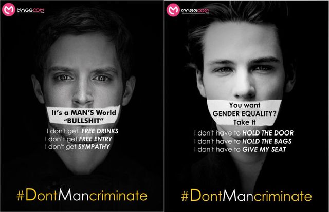 Magg.com unveil Don't Mancriminate, a new campaign aiming to put an end to discrimination against men. #DontMancriminate