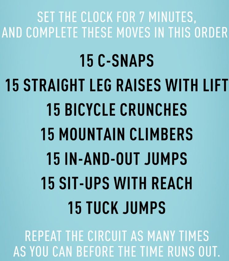 7 minute ab workout from Kayla Itsines