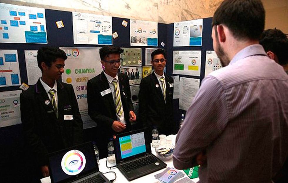 Teen Tech Award winners who invented colour changing condom