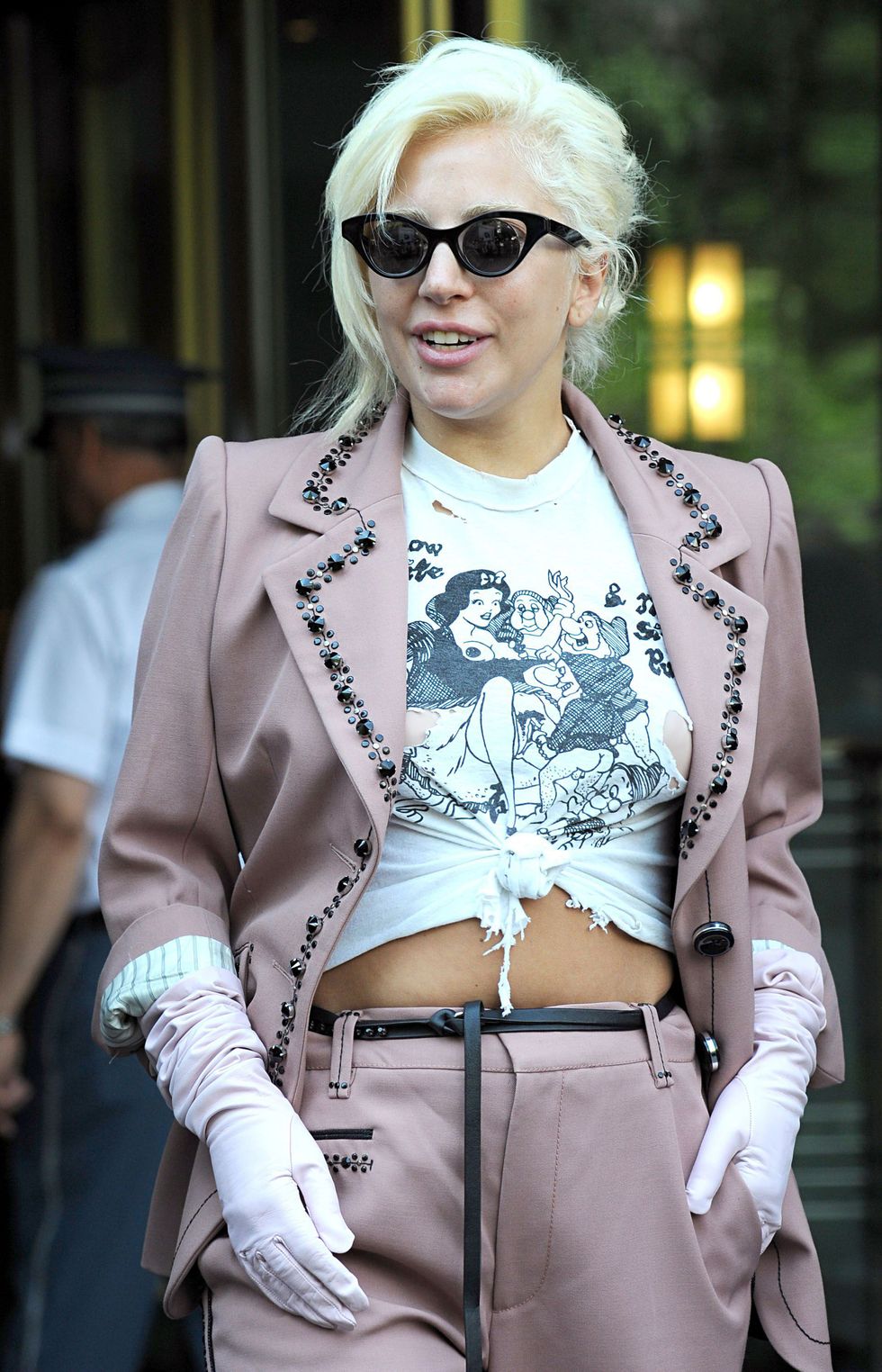 Lady Gaga wears erotic disney t-shirt