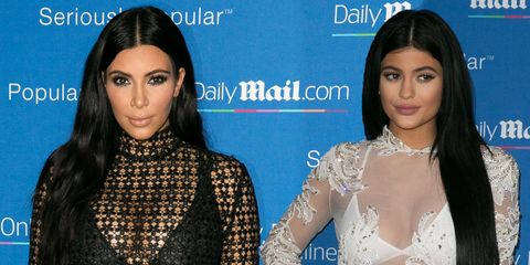 Kim Kardashian and Kylie Jenner at the 2015 Cannes Lion MailOnline party