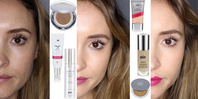 6 different foundation finishes reviewed in pictures