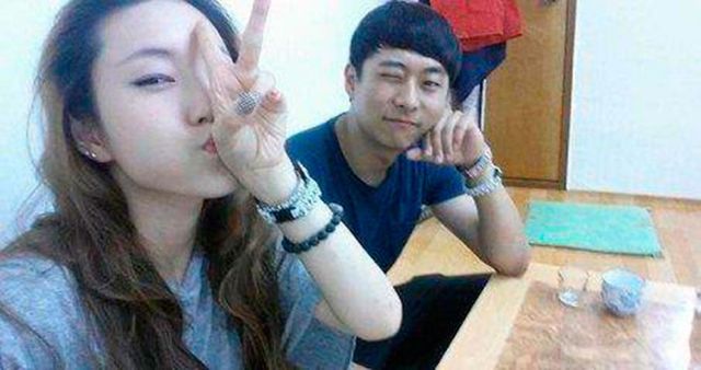 Murdered woman Sunny and her boyfriend Mr. Lee