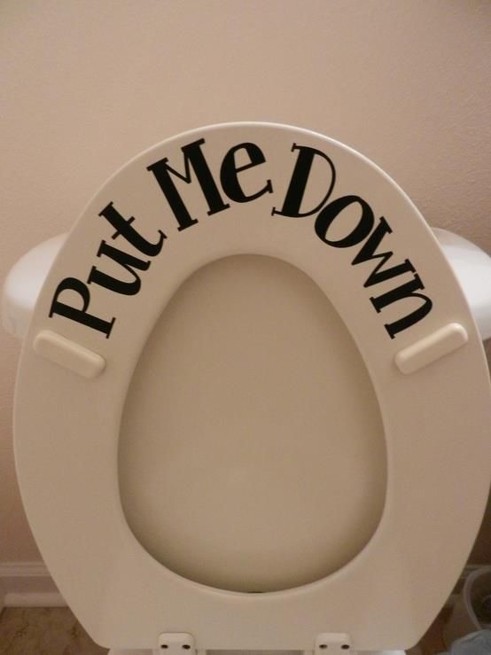 toilet seat up ugh