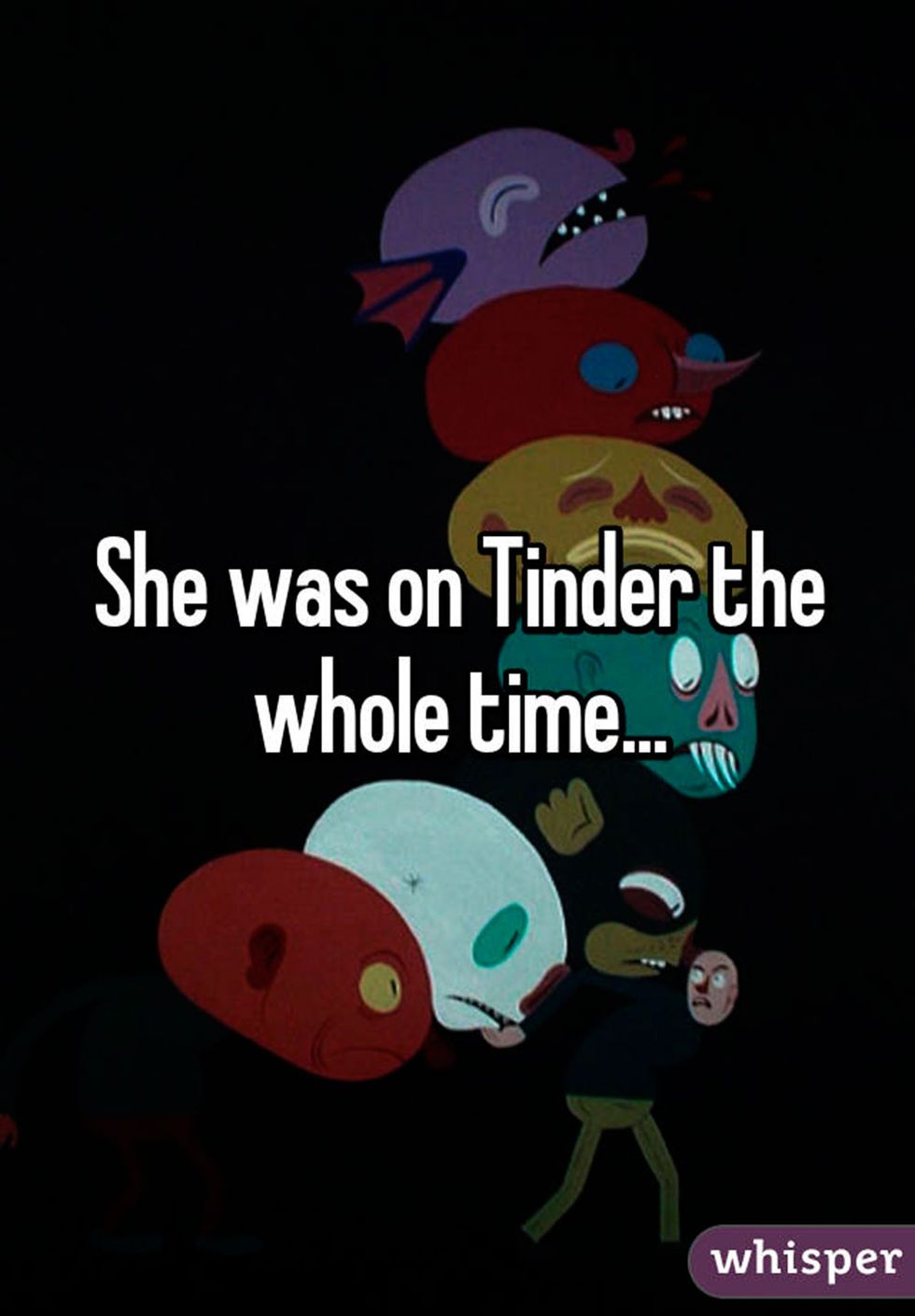 Awkward tinder date story Whisper
