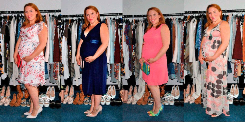 wedding outfits for pregnant guests