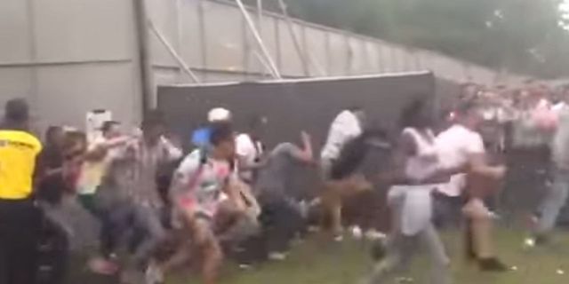 Footage of gatecrashers at Wireless Festival is pretty terrifying then