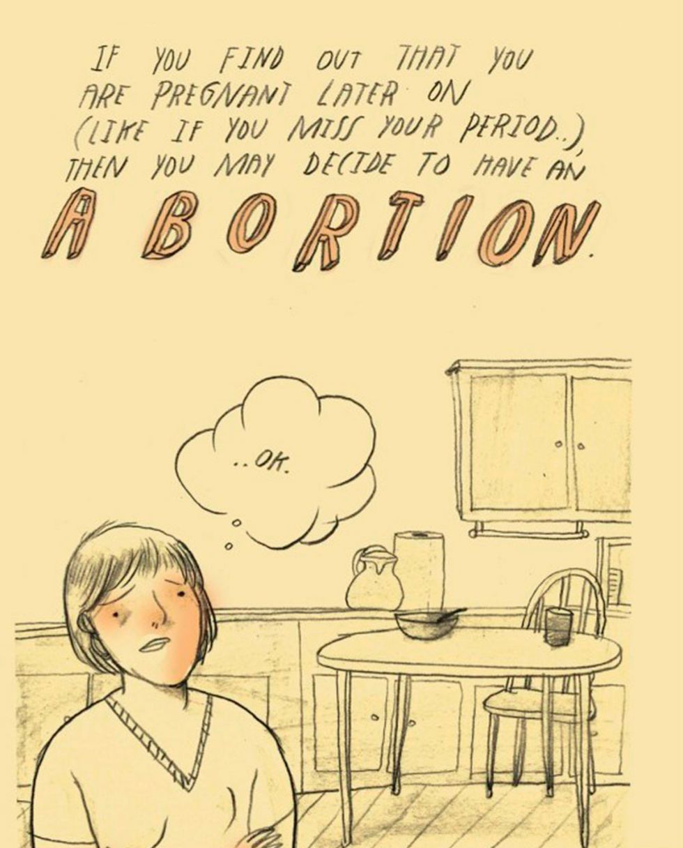Abortion comic book