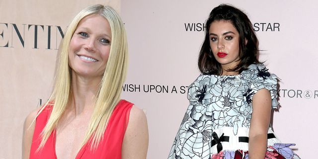 Gwyneth Paltrow and Charli XCX at Paris Haute Couture Fashion Week 2015