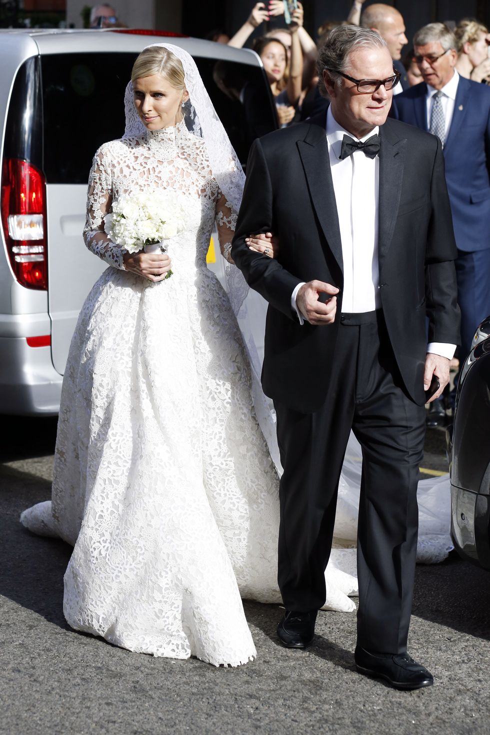Nicky and Richard Hilton on her wedding day