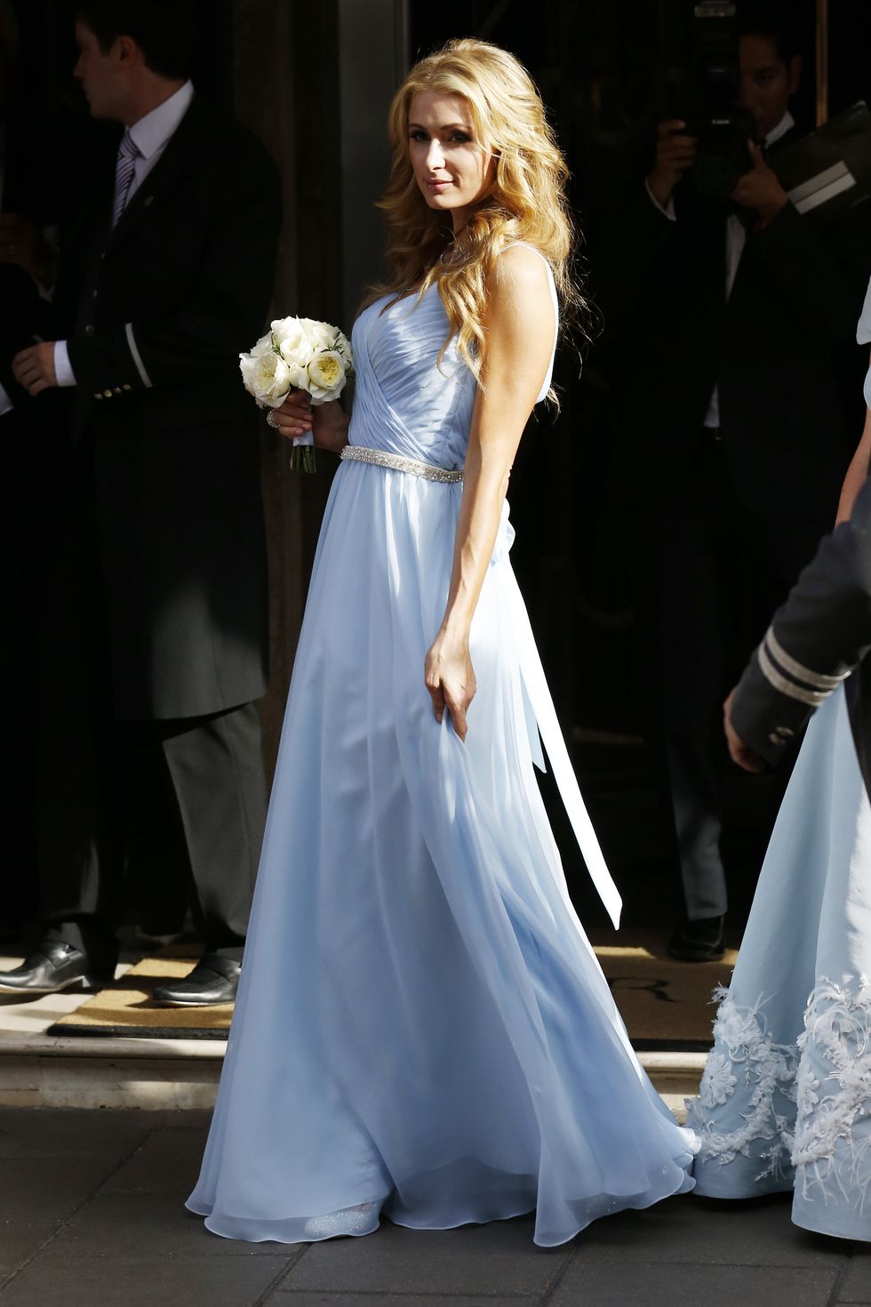 Paris Hilton as a bridesmaid at Nicky Hilton's wedding
