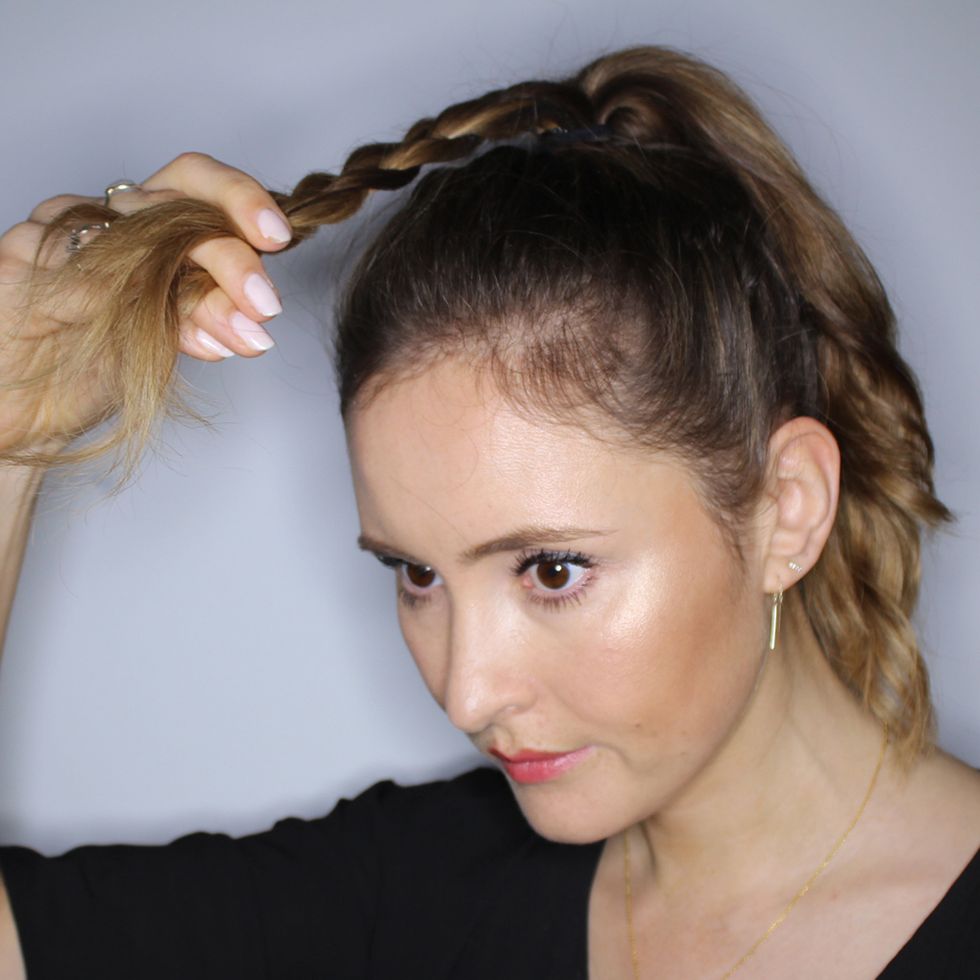 The fancy topknot tutorial