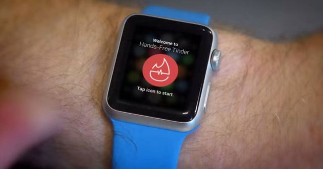 Hands-free heartbeat Tinder Apple watch app