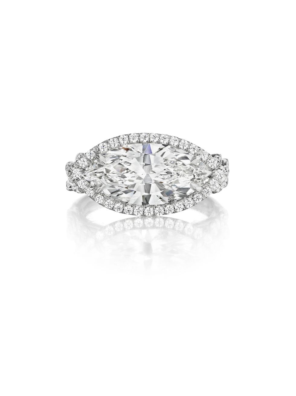 <p>Leo Ingwer Samara Platinum and Diamond Engagement Ring, Price upon request; <a href="http://www.leoingwer.com/">leoingwer.com</a></p>