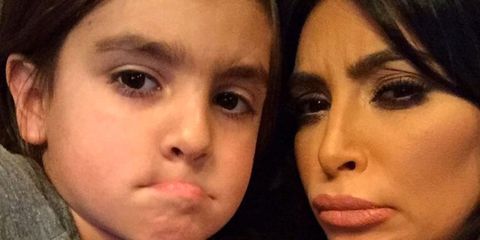 Kim Kardashian's emoji-themed selfie session with Mason Disick is adorable
