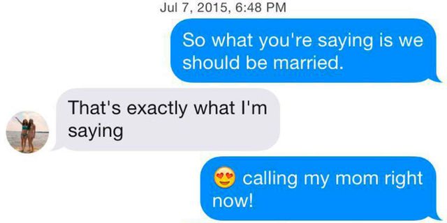 Watch two people experience an entire relationship in 20 hilarious Tinder messages