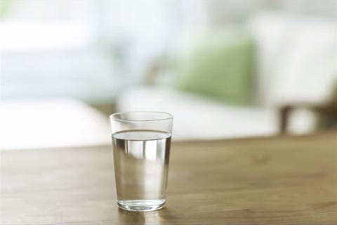 this is what really happens to that glass of water you leave by your