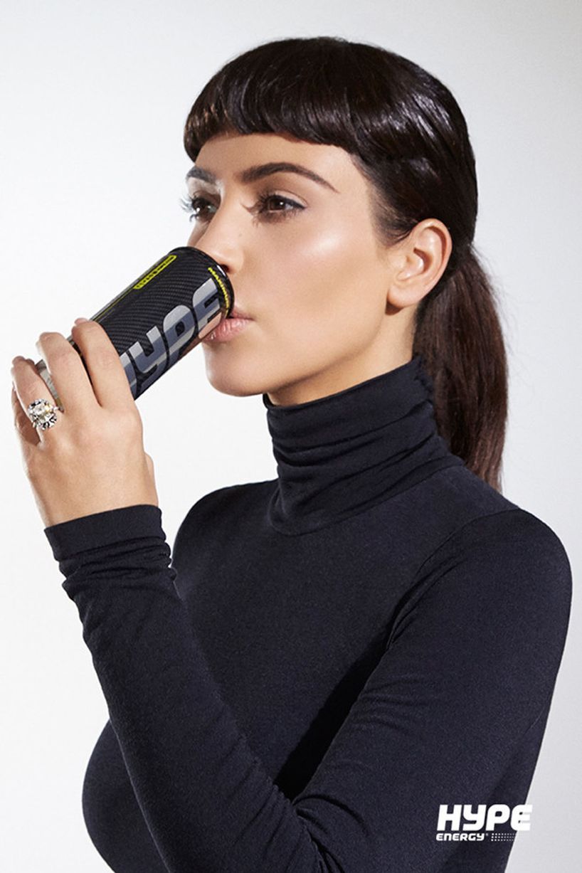 Kim Kardashian for Hype Energy