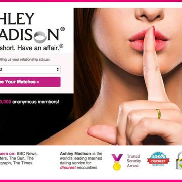 Ashley Madison affair dating website