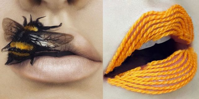 This lip art is insanely beautiful