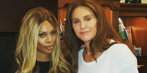Caitlyn Jenner and Laverne Cox FINALLY meet