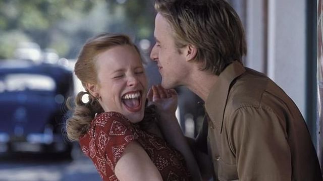 Ryan Gosling and Rachel McAdams in The Notebook