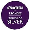 Cosmo touch of silver logo