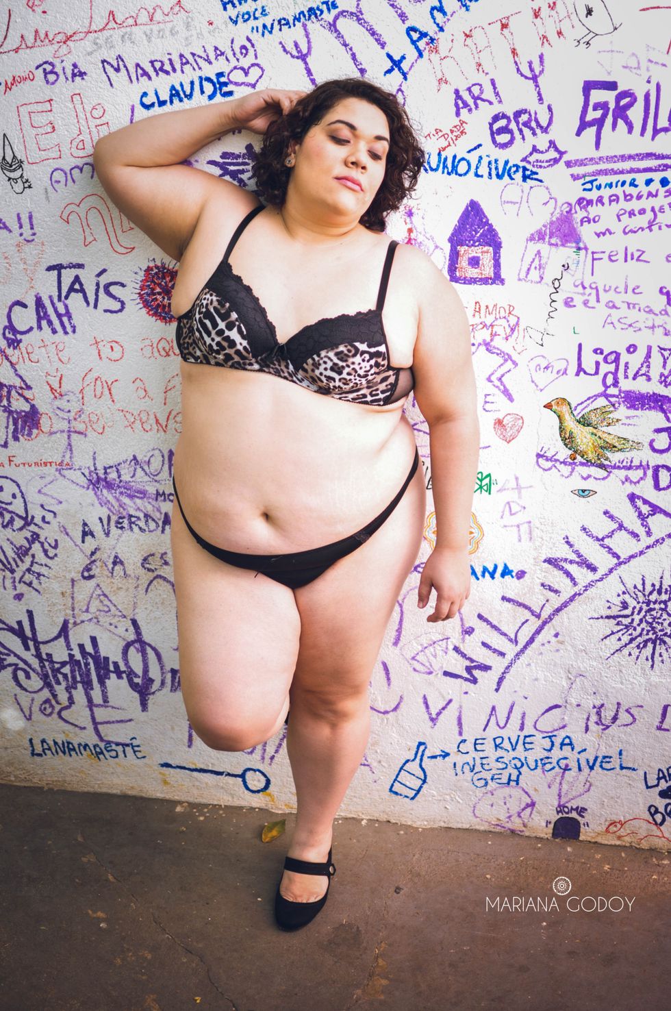 Photo series of beautiful 'fat' women