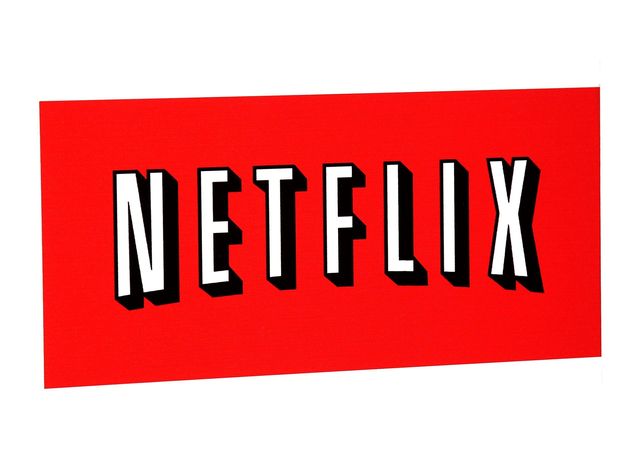 Netflix logo on a white background