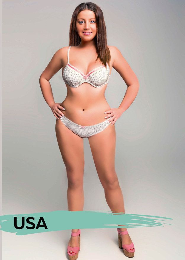 woman gets photoshopped in 18 different countries to explore global beauty and body standards USA