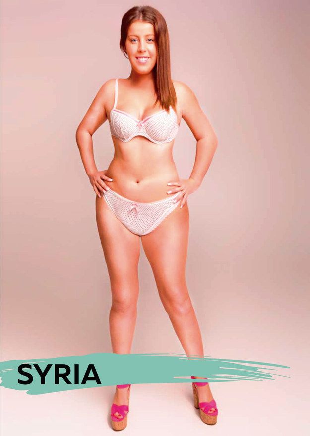 woman gets photoshopped in 18 different countries to explore global beauty and body standards Syria