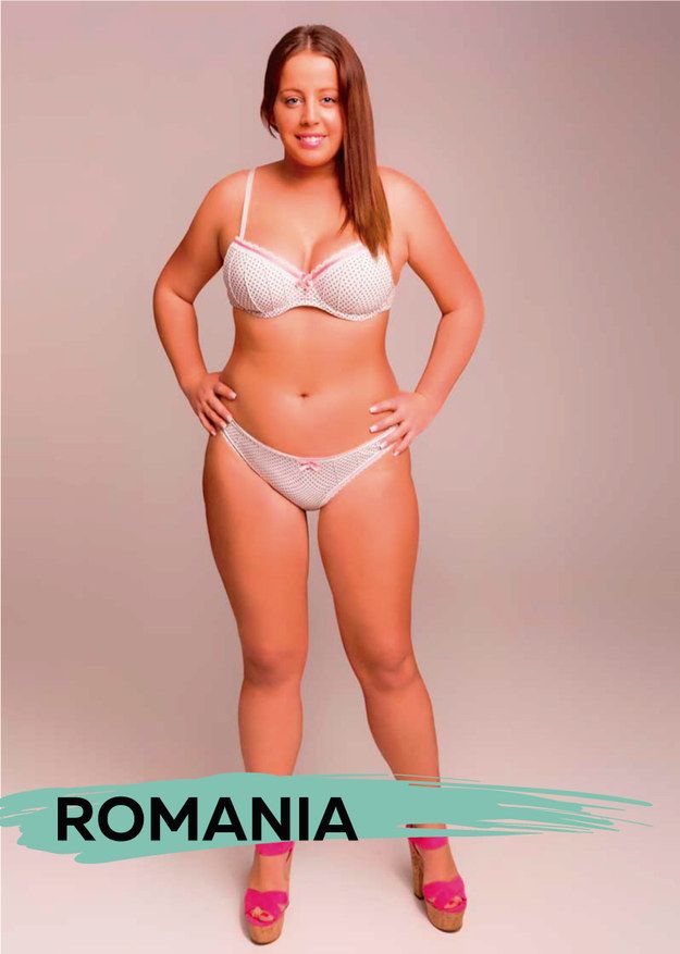 woman gets photoshopped in 18 different countries to explore global beauty and body standards Romania