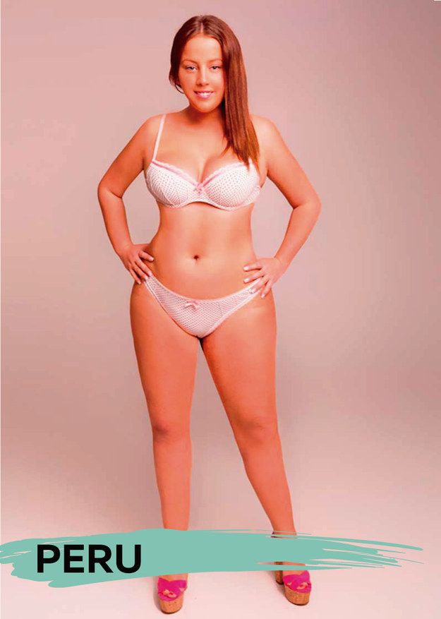 woman gets photoshopped in 18 different countries to explore global beauty and body standards peru