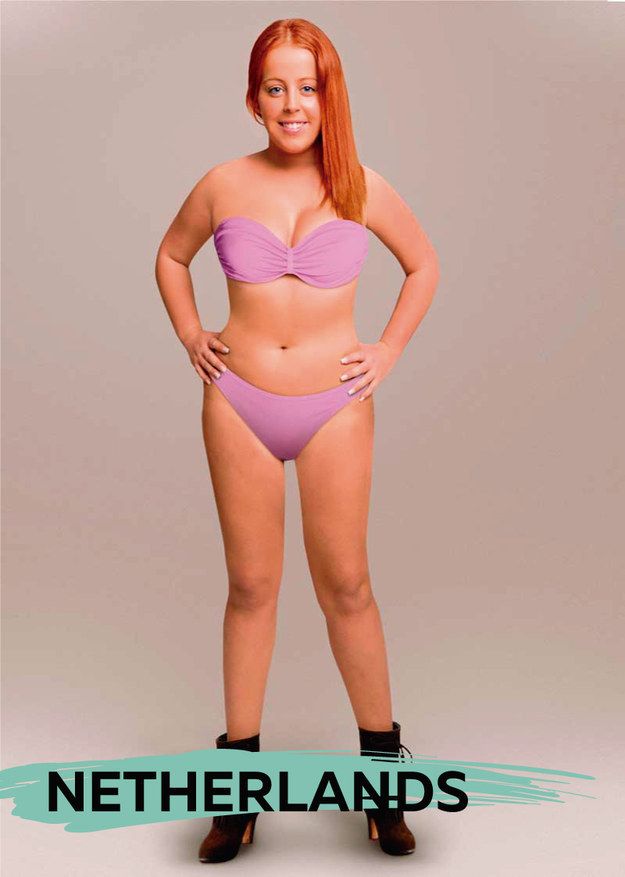 woman gets photoshopped in 18 different countries to explore global beauty and body standards netherlands