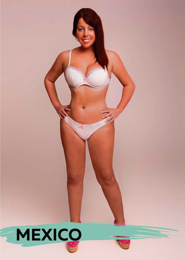 woman gets photoshopped in 18 different countries to explore global beauty and body standards mexico