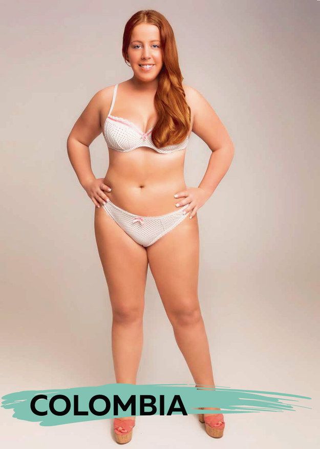 woman gets photoshopped in 18 different countries to explore global beauty and body standards colombia
