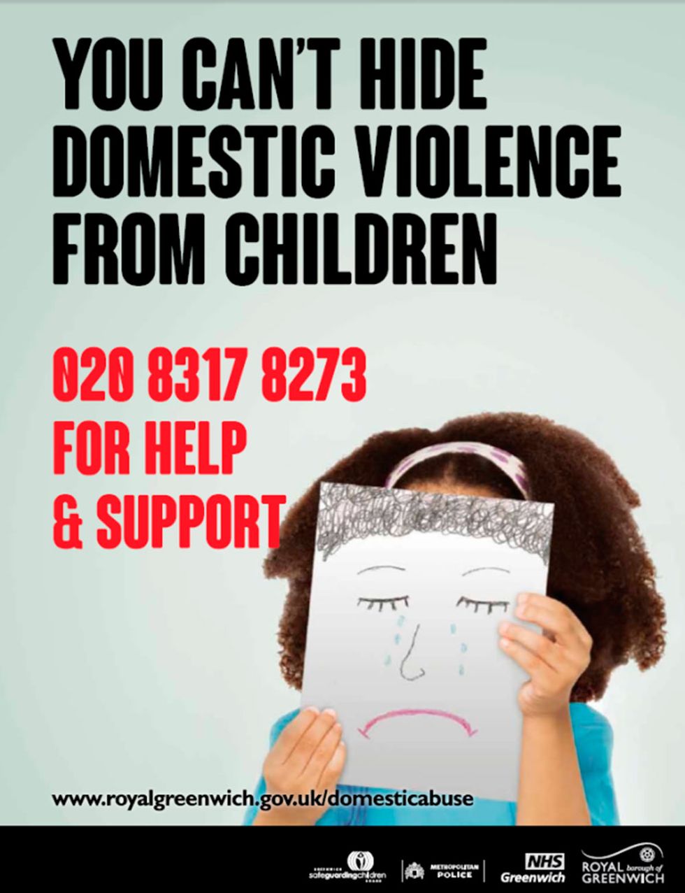 domestic violence poster greenwich council