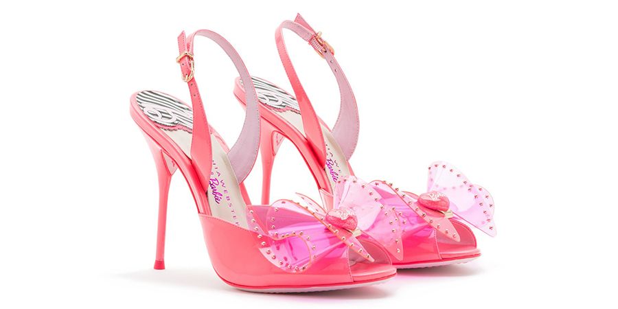 Barbie x Sophia Webster slingback heels
