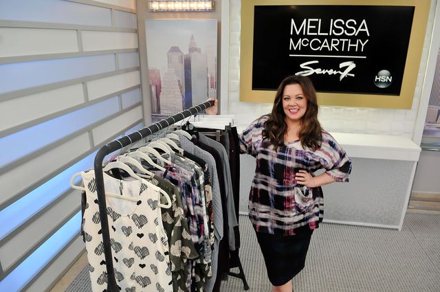 Melissa McCarthy at the launch of Seven 7, her plus size clothing range