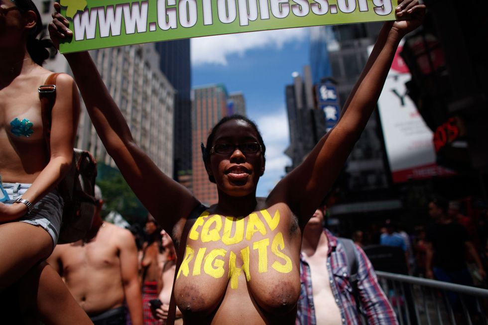 Topless women are taking over America to #FreeTheNipple