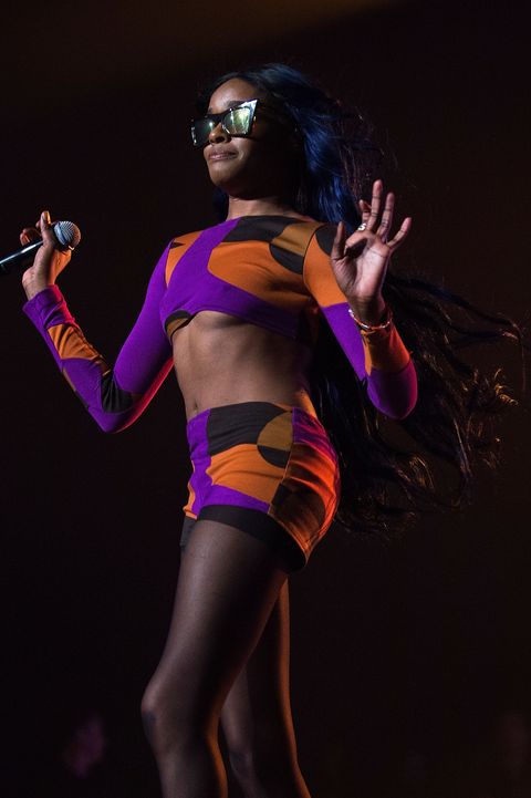 Azealia Banks onstage in New York