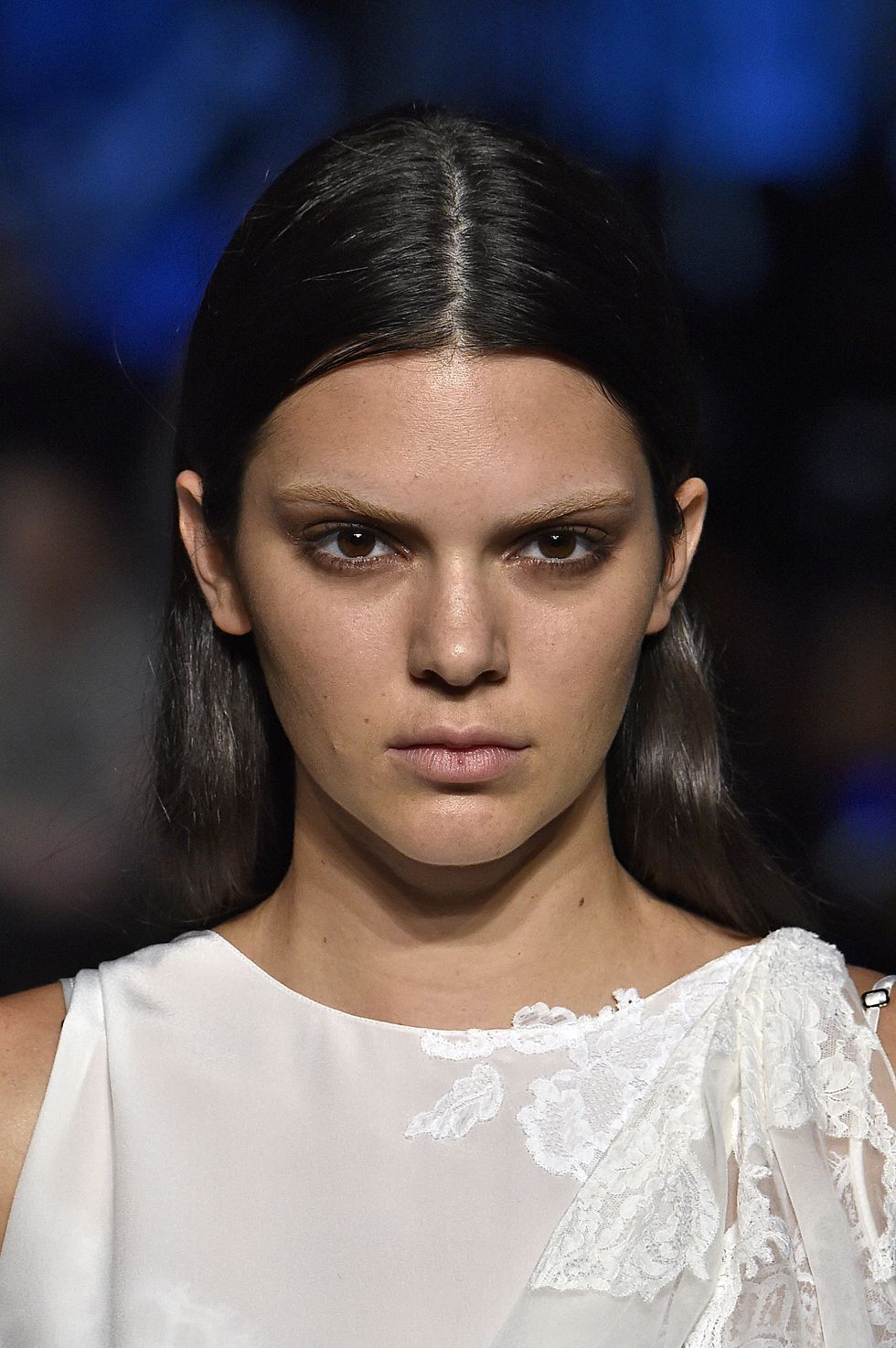 Kendall Jenner rocked the Givenchy SS16 catwalk with cool bleached brows