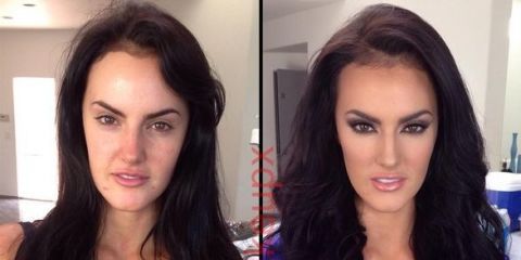 480px x 240px - Porn star makeup artist shares before and after pictures