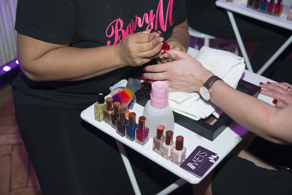 Barry M station at fashfest lingerie show 2015