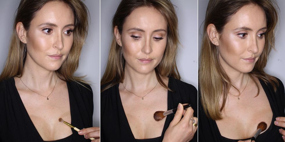 Three easy steps to contouring your chest